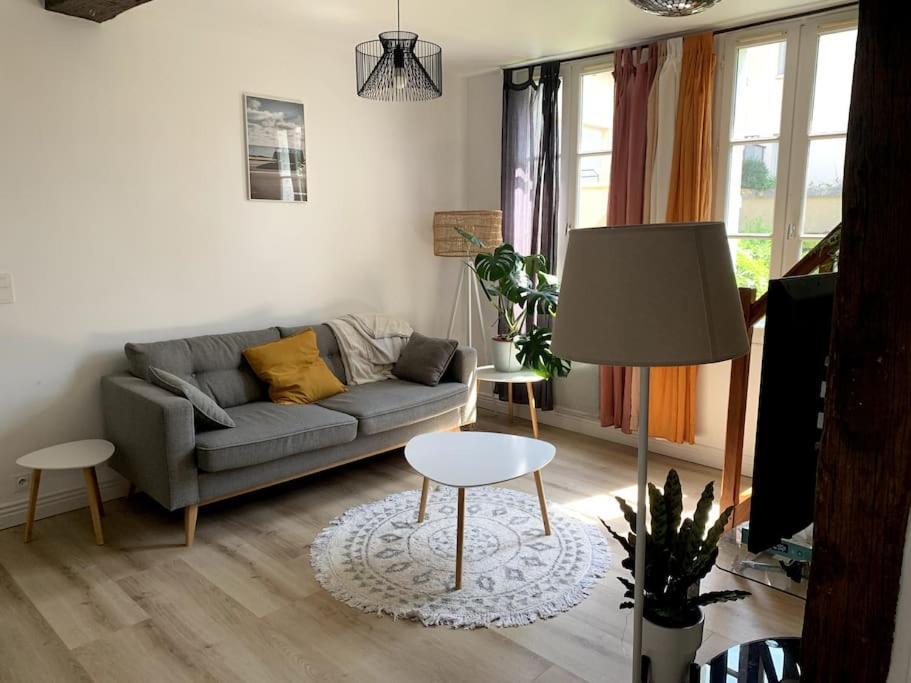 Superbe Duplex Centre-Ville Avec Parking Gratuit Auxerre Exteriör bild